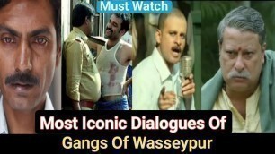 'Best Dialogues Of Gangs Of Wasseypur | Best Scenes Of Gangs Of Wasseypur | Most Popular Dialogues'