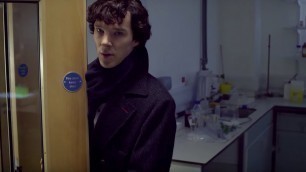 'Sherlock and John\'s First Meeting | A Study In Pink | Sherlock | BBC'