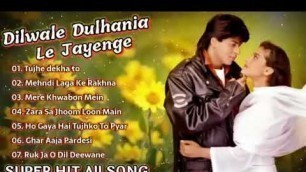 'Dilwale Dulhania Le Jayenge Movie All Songs Shahrukh Khan Kajol Golden Hit HD'