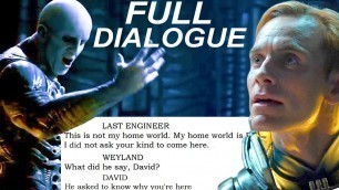 'Deleted Engineer Dialogue FULLY TRANSLATED from the Script of Prometheus'