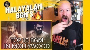 'Top 10 Malayalam BGM\'s | Reaction (2014-2019)'
