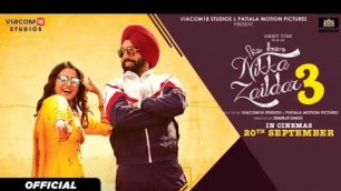 'Nikka Zaildar 3 (Official Trailer) | Ammy Virk | Wamiqa Gabbi | Sardar Sohi | New Punjabi Movie 2019'