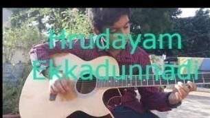 'Hrudayam Ekkadunnadi Full Song  on #guitar || Ghajini Telugu Movie || #Surya, #Aasin'