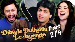'DDLJ Movie Reaction Part 2/4! | DILWALE DULHANIA LE JAYENGE | Shah Rukh Khan | Kajol'