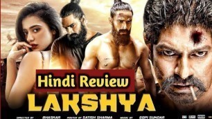 'Lakshya Movie Review In Hindi | lakshya full movie hindi dubbed | Naga Shaurya| lakshya movie'