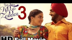 'Nikka Zaildar 3 Full Punjabi Movie | Ammy Virk|| New Punjabi Movie | 720P HD'
