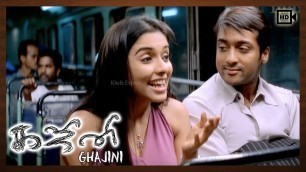 'Ghajini Tamil Movie | Scenes | Suriya Purpose Love To Asin'