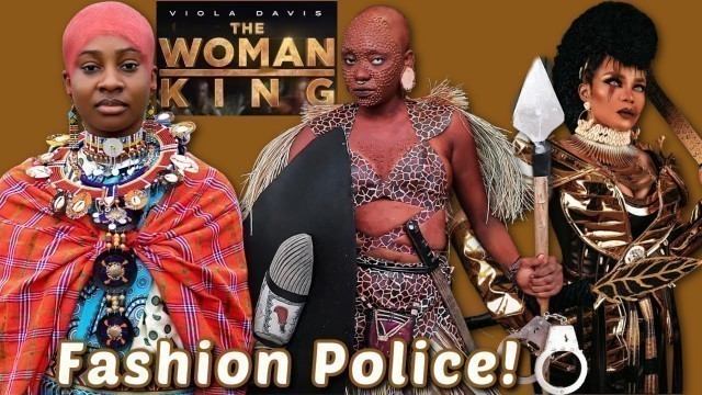 'THE WOMAN KING PREMIERE FASHION ROAST - Afro Warrior theme in the Mud 
