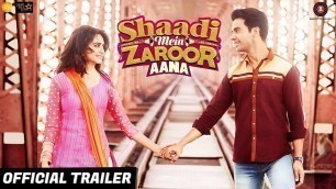 'Shaadi Mein Zaroor Aana | Official Trailer |  Rajkummar Rao | Kriti Kharbanda'