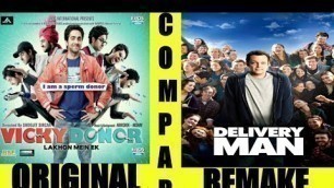'Vicky Donor versus delivery man movie compare hindi'