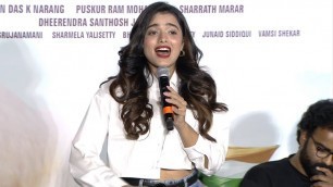 'Actress Ketika Speech @ Lakshya Movie Trailer Launch | Manastars'