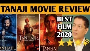 'Tanhaji - Movie Review | Taran Adarsh | Tanaji review | Tanhaji Public Review | First day collection'