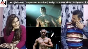 'Ghajini Scene Comparison Reaction | Suriya VS Aamir Khan | Bollywood & South Movie'