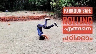 'Parkour tutorial safe rolling, malayalam'