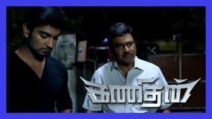 'Villain & goons try to catch Atharvaa | Kanithan Scenes | Atharvaa escapes from Goons with Bhagyaraj'