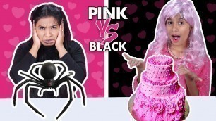 'Funniest Pink Vs Black Challenge | Pari\'s Lifestyle'