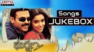 'Gharshana Telugu Movie Full Songs || Jukebox || Venkatesh,Aasin'