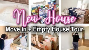 'NEW HOUSE MOVE IN WITH ME 2022 | DISGUSTING HOUSE DEEP CLEANING MOTIVATION | EMPTY HOUSE TOUR 2022'
