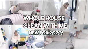 'NEW! WHOLE HOUSE CLEAN WITH ME 2020 | EXTREME CLEANING MOTIVATION'