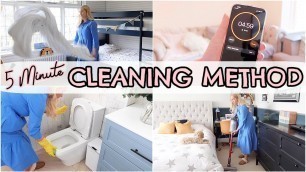 'ENTIRE HOUSE CLEAN + 5 MINUTE CLEANING METHOD |  CLEANING MOTIVATION  |  Emily Norris AD'