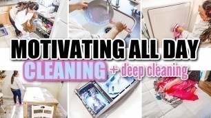 'EXTREME SPEED CLEAN HOUSE WITH ME || ALL DAY DEEP CLEANING MOTIVATION || CLEANING DAY ROUTINE'