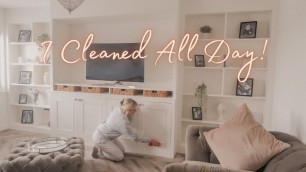 'FIRST SPRING CLEAN 2022 | WHOLE HOUSE SPEED CLEANING MOTIVATION | ellie polly'