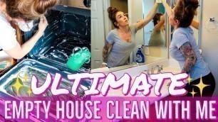 'CLEAN WITH ME 2019 | CLEANING MOTIVATION | EMPTY HOUSE 