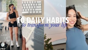 '10 DAILY HABITS- that changed my life | this will motivate you before 2023 | *not clickbait*'