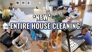 'ENTIRE HOUSE CLEANING 2020 | EXTREME CLEANING MOTIVATION | ALL DAY CLEAN WITH ME | SAHM'