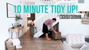 '10 MINUTE INSTANT CLEANING MOTIVATION! | WHOLE HOUSE CLEAN WITH ME!'