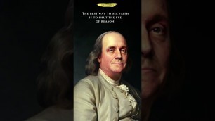 'Less known & Less Posted Franklin Quotes to Motivate You #shorts #benjaminfranklin #motivation'