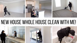 'NEW HOUSE WHOLE HOUSE CLEAN WITH ME 2021// Jessica Tull cleaning motivation'