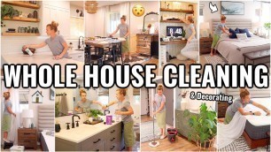 'WHOLE HOUSE CLEAN WITH ME!