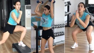 'Sara Ali Khan Shares Intense Workout Video That Will Surely Motivate You'