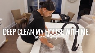 'DEEP CLEAN MY HOUSE WITH ME *extreme cleaning motivation*'