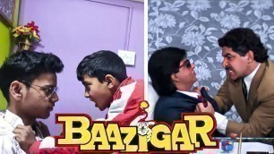 'Baazigar(1993) Shahrukh Khan| Kajol| Best scene| Baazigar Movie Spoof|'
