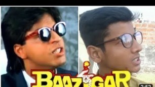 'Baazigar (1993) | Shahrukh Khan Dialogue|I Kajol | Baazigar Movie Best SceneBaazigar Movie Spoof'