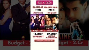 'Baazigar Vs Maine Piyar Kiya Movie Box Office Collection Comparison 