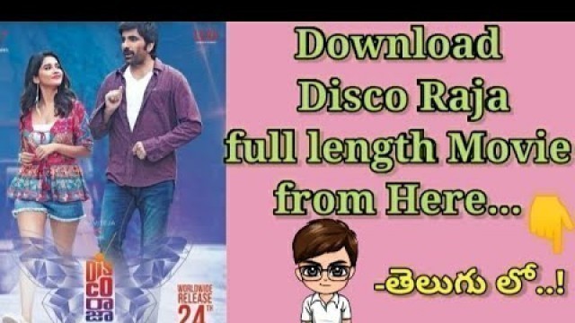 'Disco Raja full length movie download from here||in Telugu'
