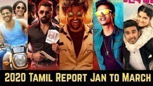 '2020 Tamil Hit And Flop Movies List January to March With Box Office Collection'