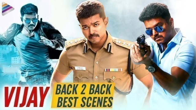 'Thalapthy Vijay Back To Back Best Scenes | Policeodu Telugu Movie Scenes | Samantha | Amy Jackson'