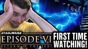 Reacting to STAR WARS: EPISODE VI - Return of the Jedi (FIRST TIME WATCHING) Part 2