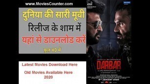 'How to download Darbar movie kaise download kare in Hindi 2020 | Darbar | Rajnikanth | Sunil Shetty'