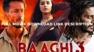 'Baaghi 3 2020 Hindi Movie 720p pDVDRip 900MB Download'