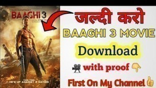 'how to download movie hd ||  How to download baaghi 3 movie 2020'