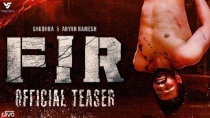 'FIR (2020) Tamil Movie Teaser Official | Vishnu Vishal | Review & Reaction | FIR Teaser'