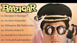'Baazigar Movie All Songs~Shahrukh Khan~Kajol~Shilpa Shetti~MOVIE SONGS'