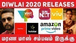 'Diwali 2020 OTT Tamil Release Movies | #Nettv4u'