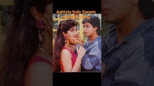 '#ShilpaShetti Ahista BoloSanam #ShahrukhKhan#Ae MereHumsafarAeMeri JaneJa#Baazigar movie#short#viral'