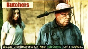 'Butchers (2020) Full Slasher Movie Explained in Tamil | Tamil Storyteller | Butchers Slasher Movie'